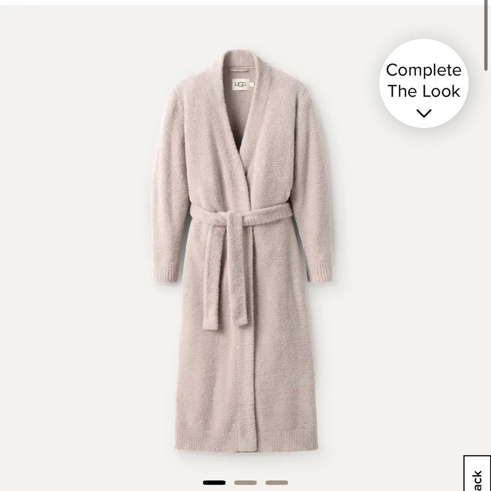 Purple UGG plush robe